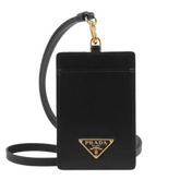 Prada Necklace Cardholder Black